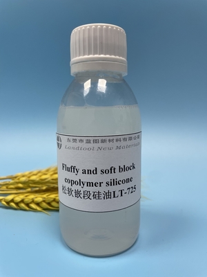 Fluffy Soft Block Copolymer Emulsi Silikon Kationik Lemah Dengan Konsentrasi Tinggi