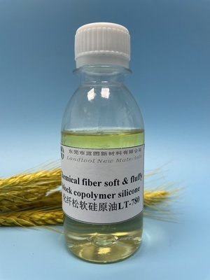 65% PH 7.5-8.5 Serat Kimia Soft &amp; Fluffy Block Copolymer Silicone