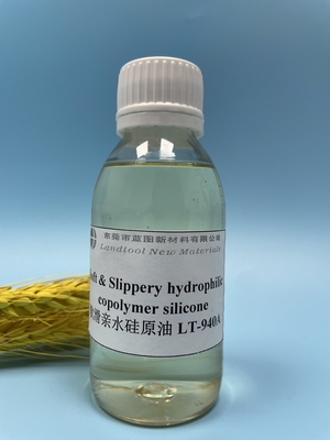 120kg/Drum Transparan Viscous Hydrophilic Silicone Softener 90% Konten Aktif, minyak silikon hidrofilik halus